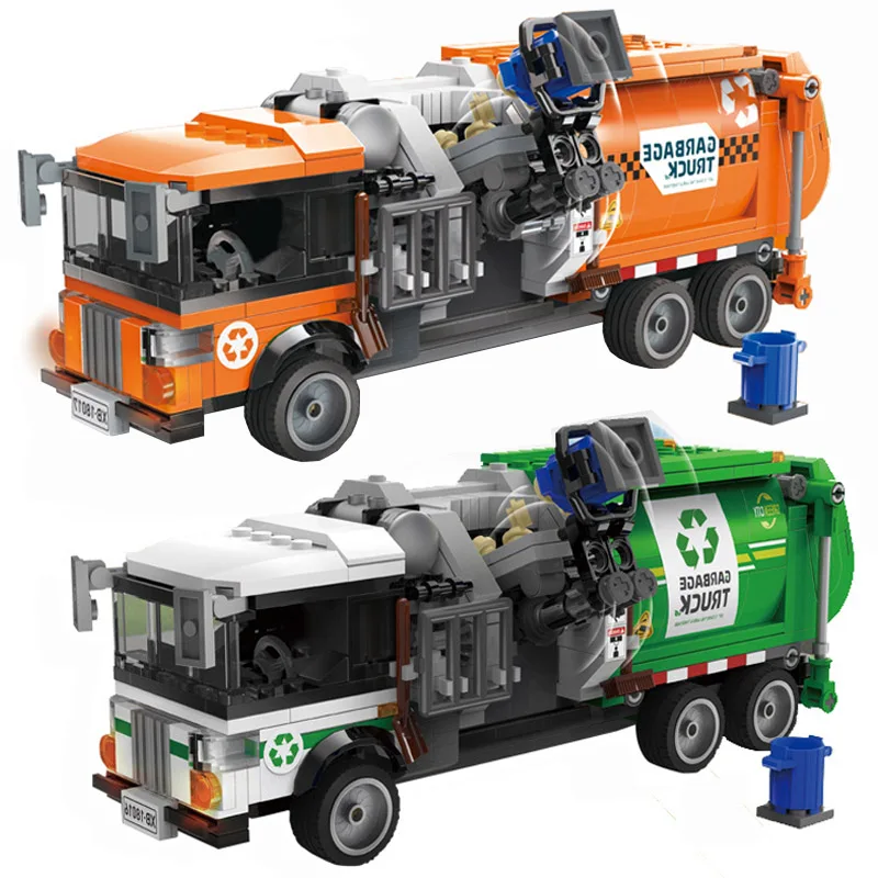 Model Kit Vespa - Awesome City Town Sanitation Garbage Truck