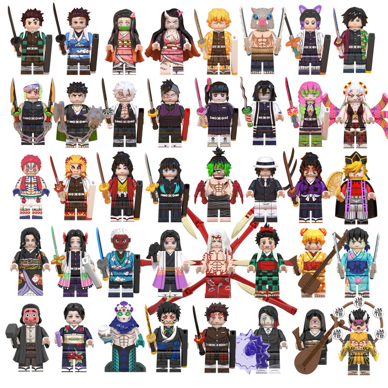 Model Kit Nezuko - Anime Devil Killer Building Blocks Set