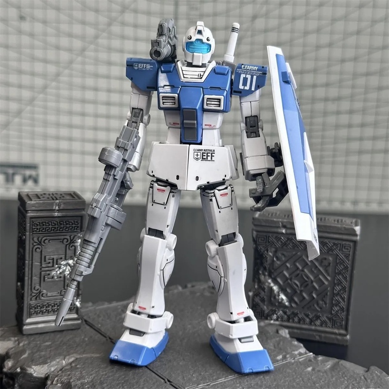 Model Kit Gundam Hg - HG GTO 1/144 GM White Dog