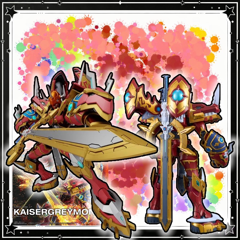 Model Kit Kaisergreymon - 【In Stock】Bandai Figure‑rise Standard‑Amplified KaiserGreymon Digimon