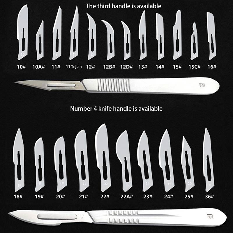 Hobby Knife Blade - Utility Medical Surgical Knife Replacement Blade