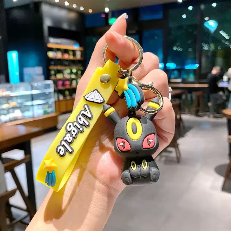 Model Kit Eevee - Pokémon Poké Ball Keychain Set, Pikachu