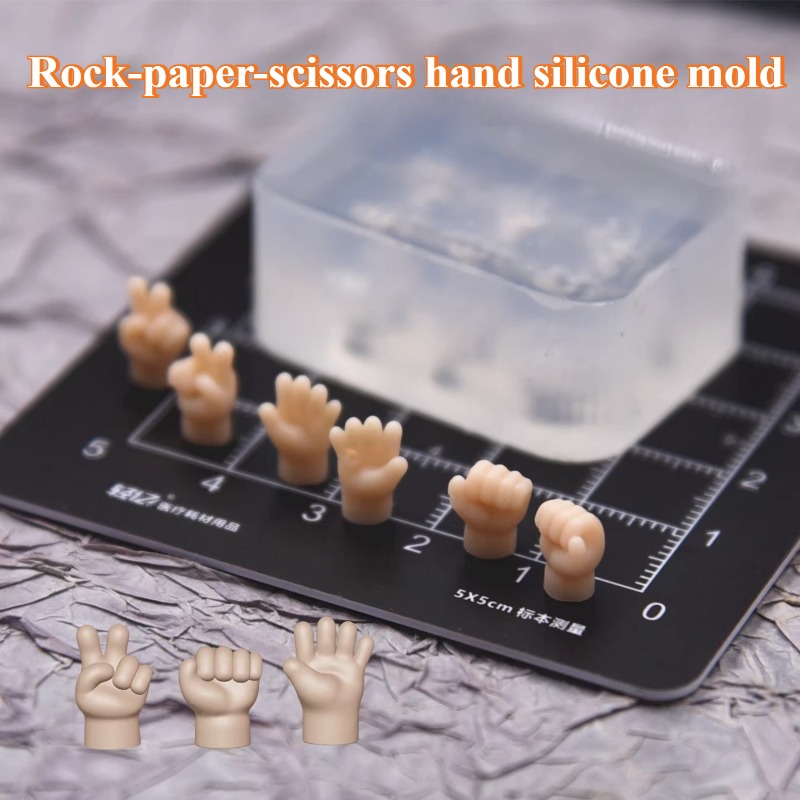 Model Kit Clipper - Mini Cute Hand Small Palm Clay