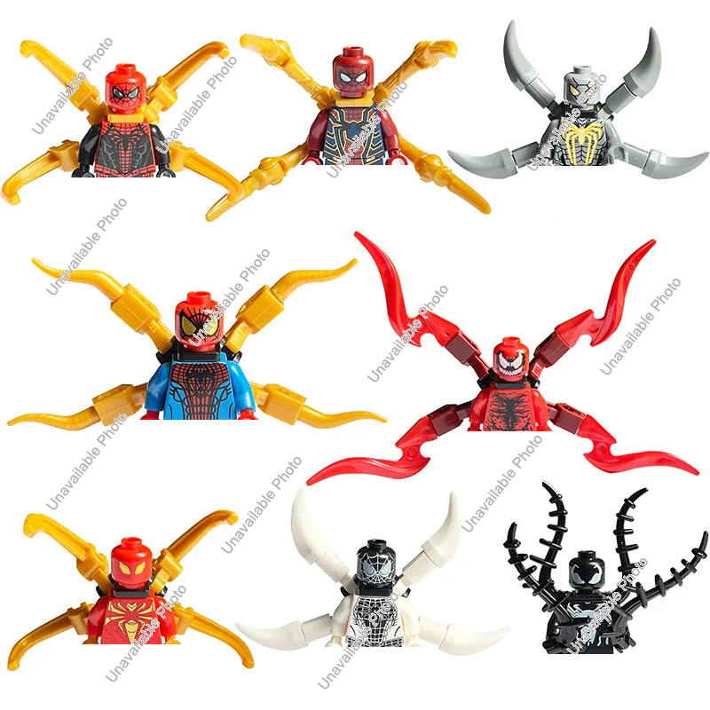 Model Kit Spiderman - Hot Toys 8piece set of marvel