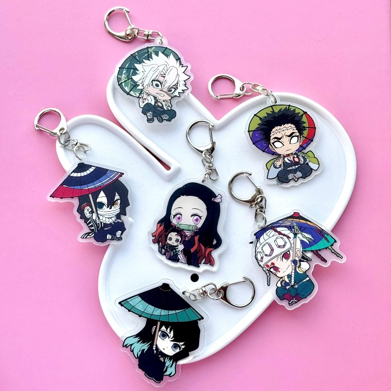 Model Kit Nezuko - Keychain for Demon Slayer Giyu Nezuko