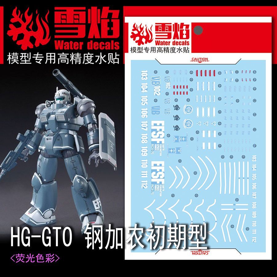 Model Kit Water Decal - Model Decals High Precision Fluorescent Water