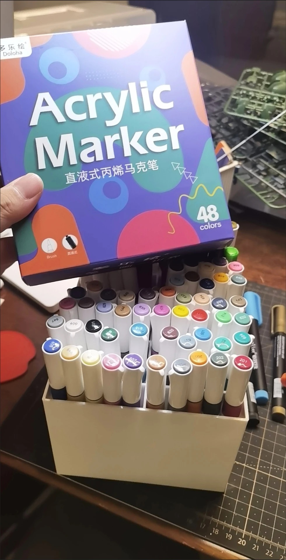 Model Kit Markers - DOLOHA Doloha Acrylic Marker PEN 60