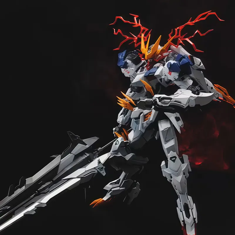 MG 1/100 Fenrir Wolf King Asse - Model Kit Water Decal ulasan dan harga