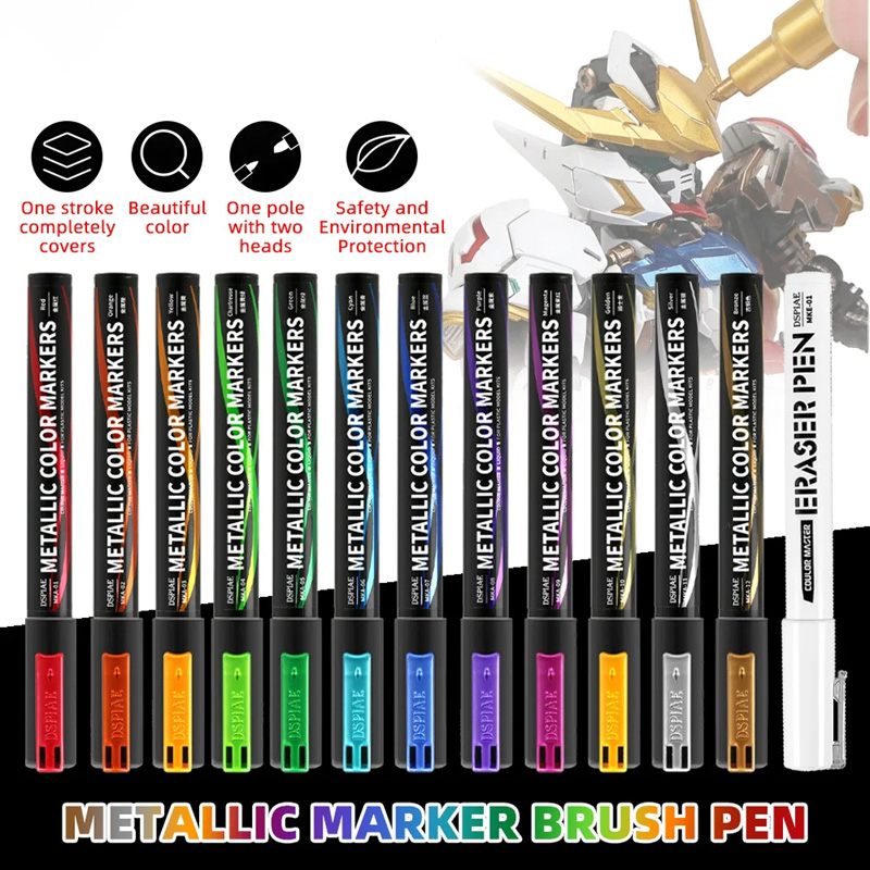 Metallic Markers Colouring Pen - Model Kit Markers ulasan dan harga