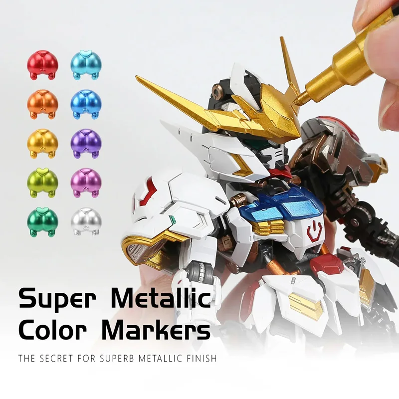 Metallic Markers Colouring Pen - Model Kit Markers ulasan dan harga