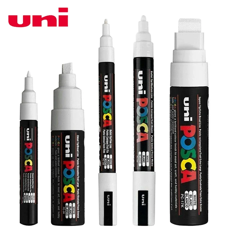 Posca White Marker Brush, Perm - Model Kit Markers ulasan dan harga