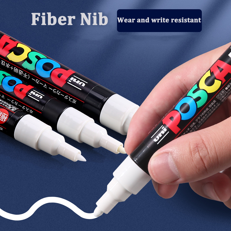 Posca White Marker Brush, Perm - Model Kit Markers ulasan dan harga