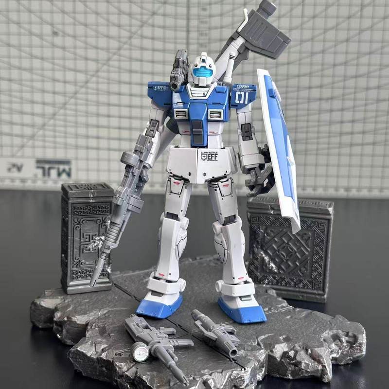 HG GTO 1/144 GM White Dog Team - Model Kit Gundam Hg ulasan dan harga