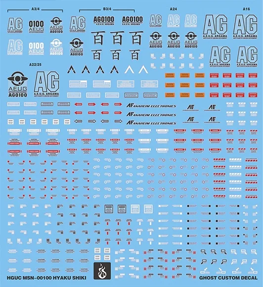 YAN Fluorescent Water Decals f - Model Kit Water Decal ulasan dan harga