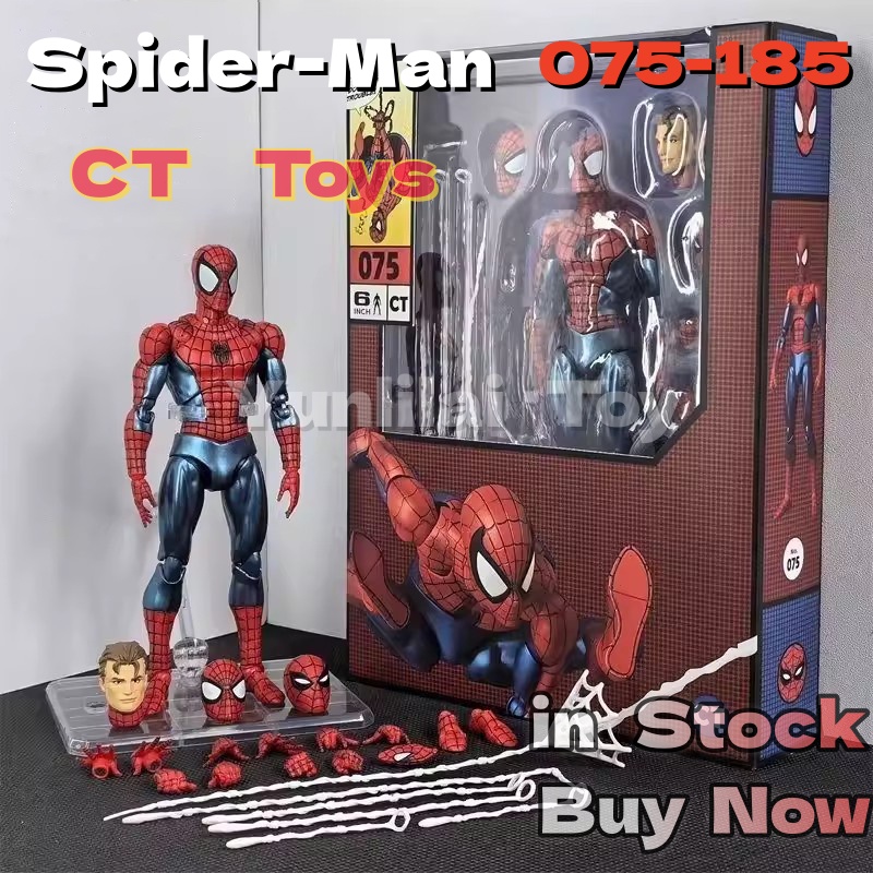 CT Toys Mafex 075 Spiderman Ac - Model Kit Spiderman ulasan dan harga