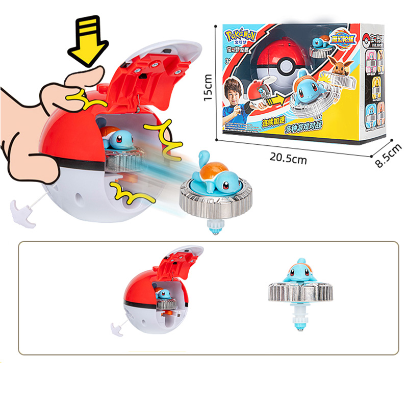 Pokemon Ball Battle Gyro Spinn - Model Kit Eevee ulasan dan harga