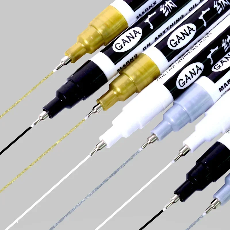 4Pcs/set Oil Based White Black - Model Kit Markers ulasan dan harga