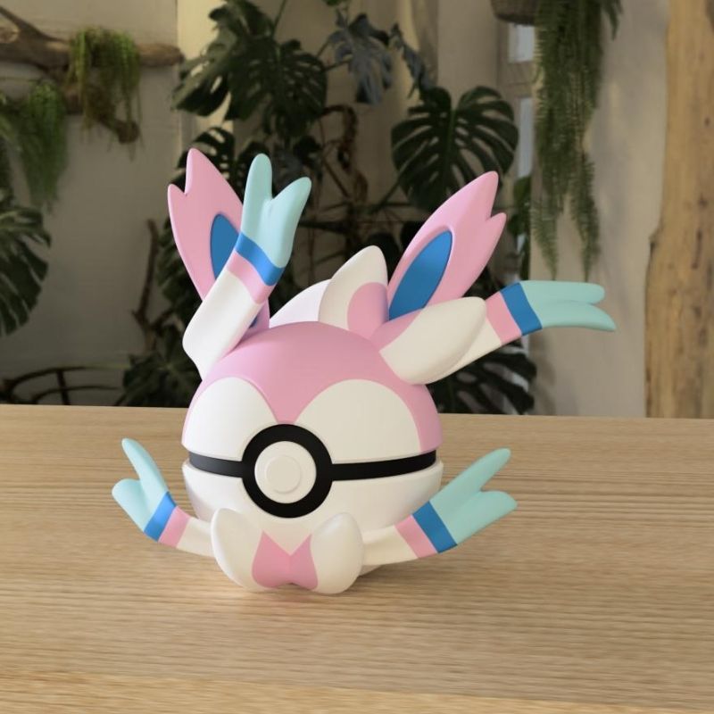 Pokemon Poke Ball Eevee Anime  - Model Kit Eevee ulasan dan harga