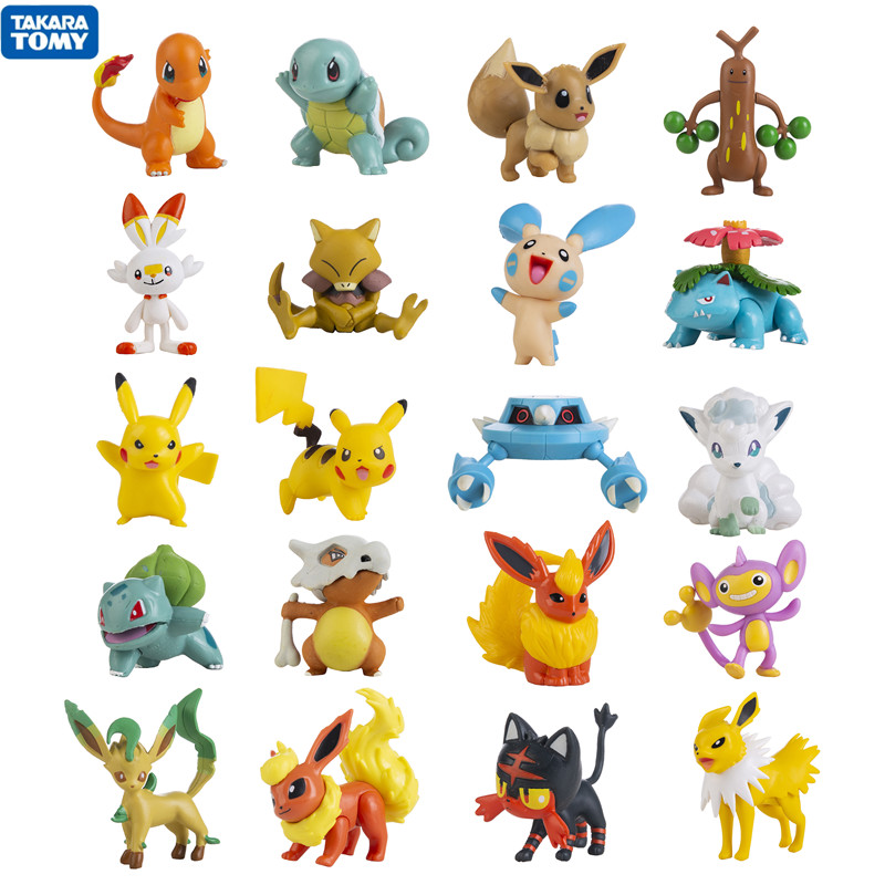 New 3-8CM Pokemon Hot Cartoons - Model Kit Eevee ulasan dan harga