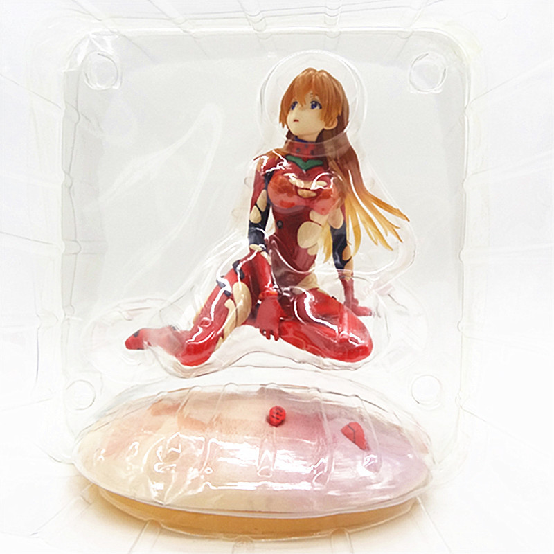 17cm Anime Eva Asuka Q version - Model Kit Aoshima ulasan dan harga