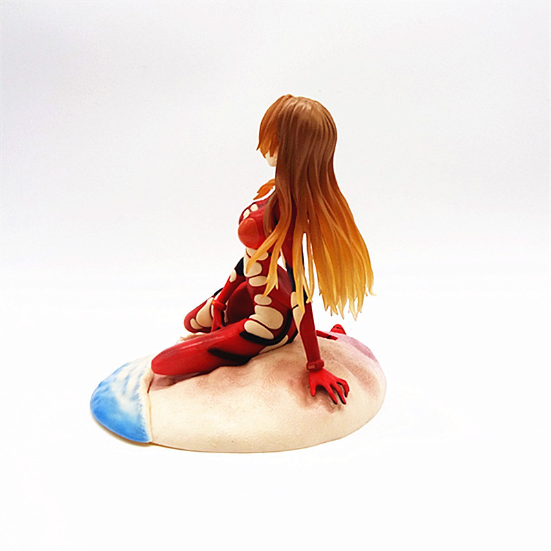 17cm Anime Eva Asuka Q version - Model Kit Aoshima ulasan dan harga
