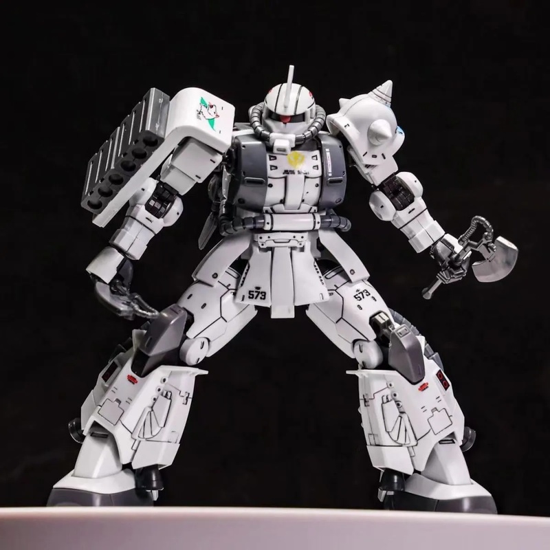 GTO ZAKU II White Wolf Shin Ma - Model Kit Gundam Hg ulasan dan harga