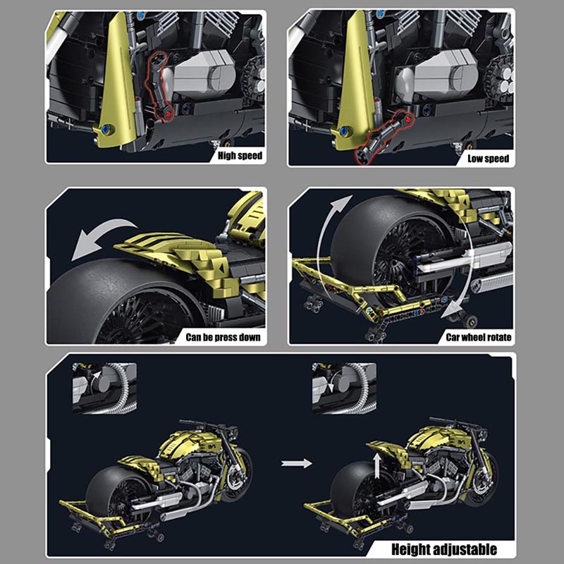 Technical City 2427pcs Harleye - Model Kit Vespa ulasan dan harga