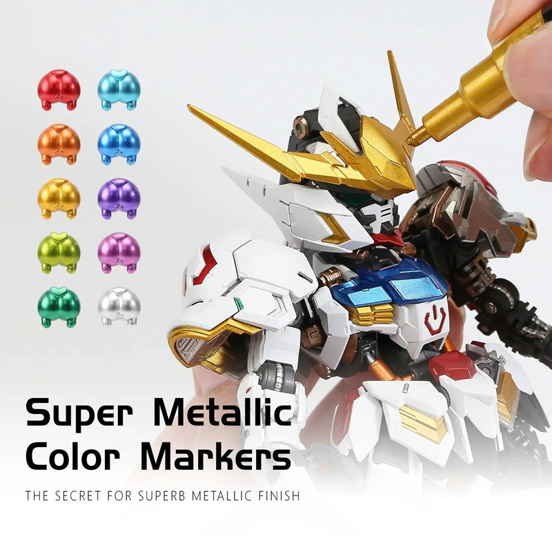 Metallic Markers Colouring Pen - Model Kit Markers ulasan dan harga