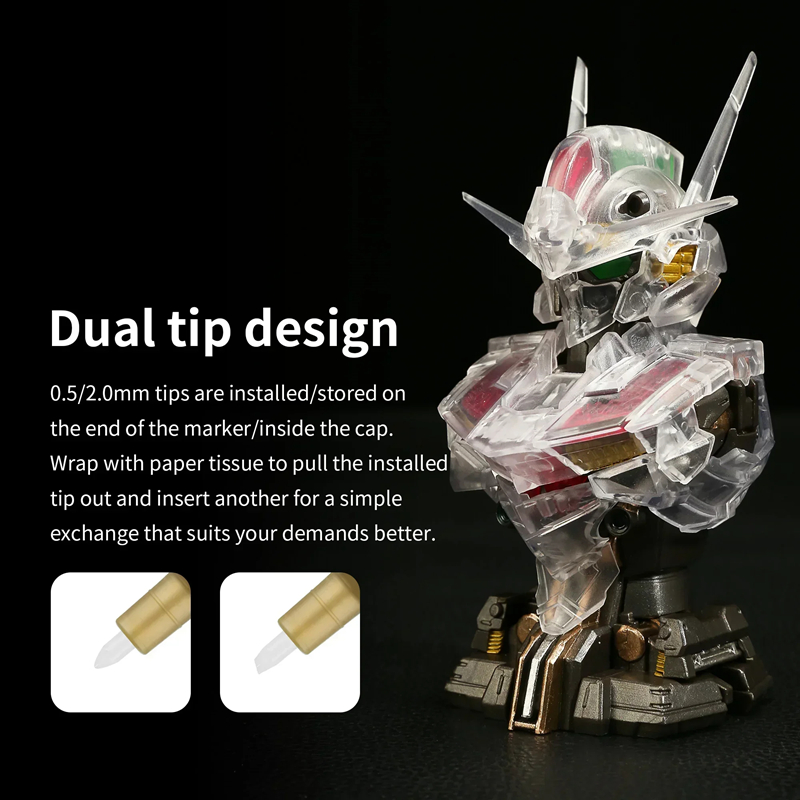Metallic Markers Colouring Pen - Model Kit Markers ulasan dan harga