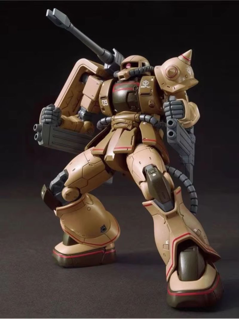 Hg 1/144 Gto Ms-06c-6/R6 Zaku  - Model Kit Gundam Hg ulasan dan harga