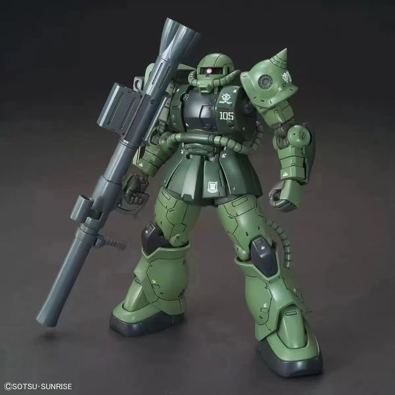 Hg 1/144 Gto Ms-06c-6/R6 Zaku  - Model Kit Gundam Hg ulasan dan harga