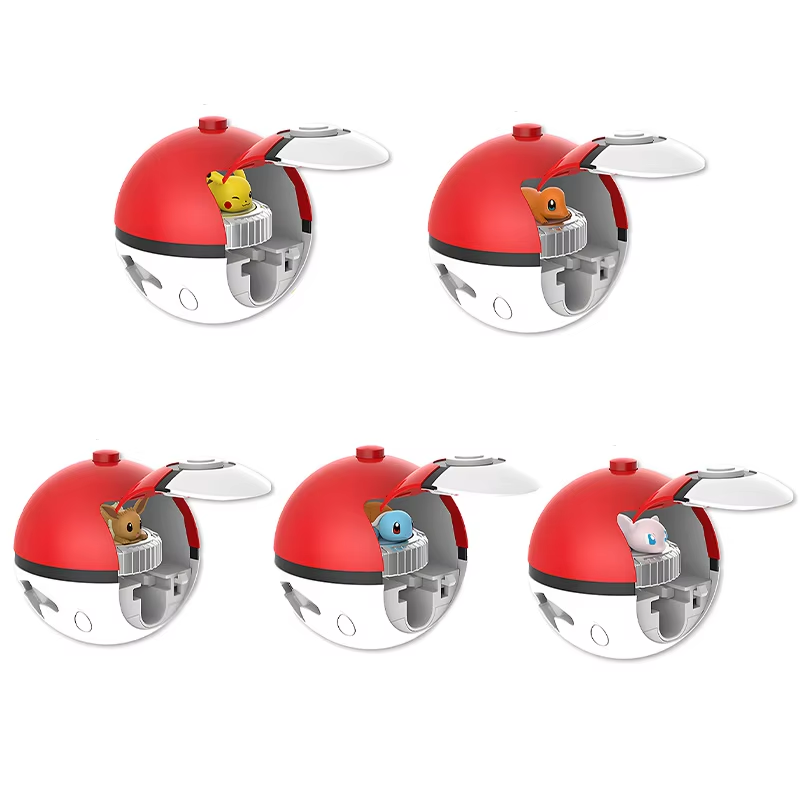 5pcs Pokemon Rotating Top Toy  - Model Kit Eevee ulasan dan harga