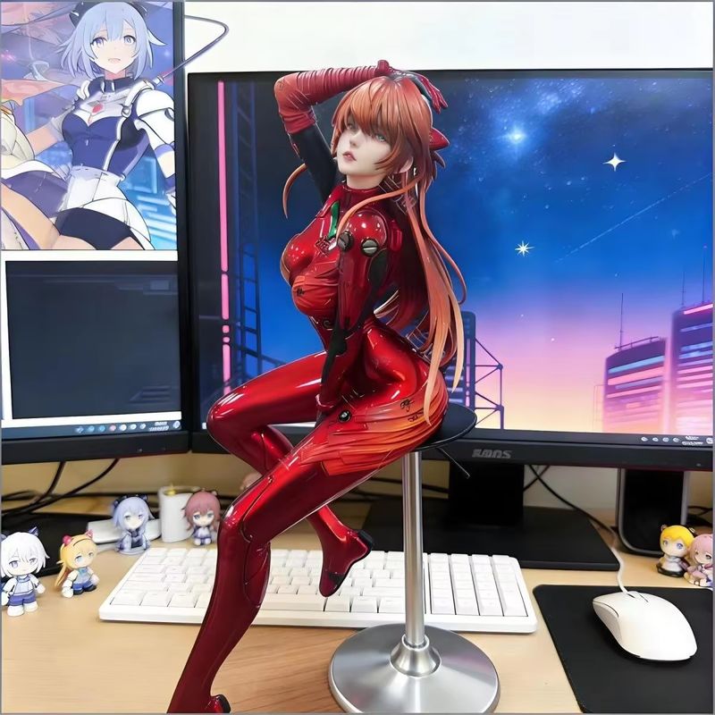 New 1/4 Scale GK Asuka Langley - Model Kit Aoshima ulasan dan harga