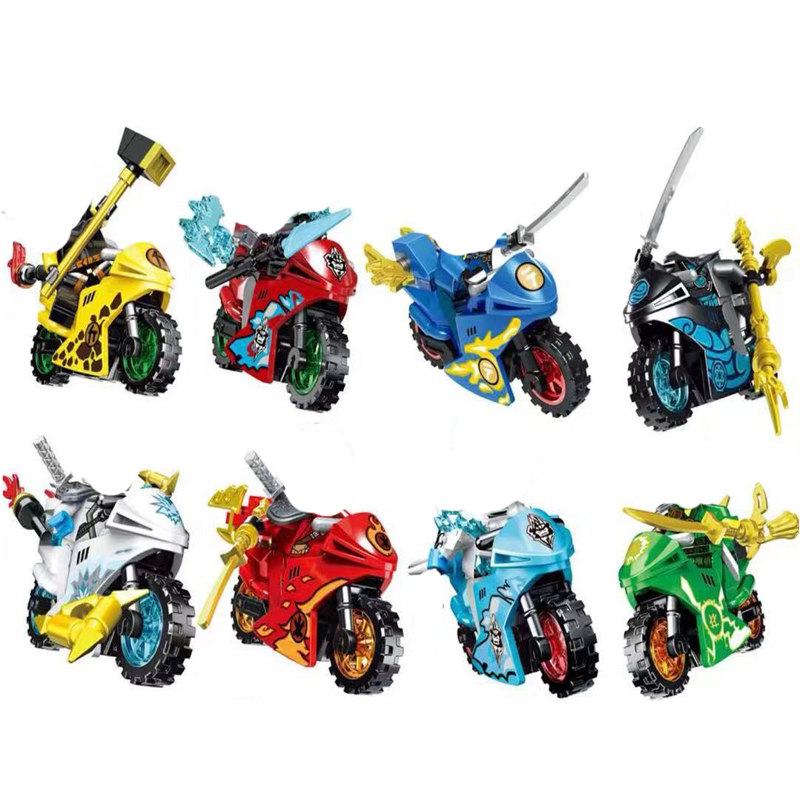 Ninja Figures Motorcycle Build - Model Kit Motor Nuclear ulasan dan harga