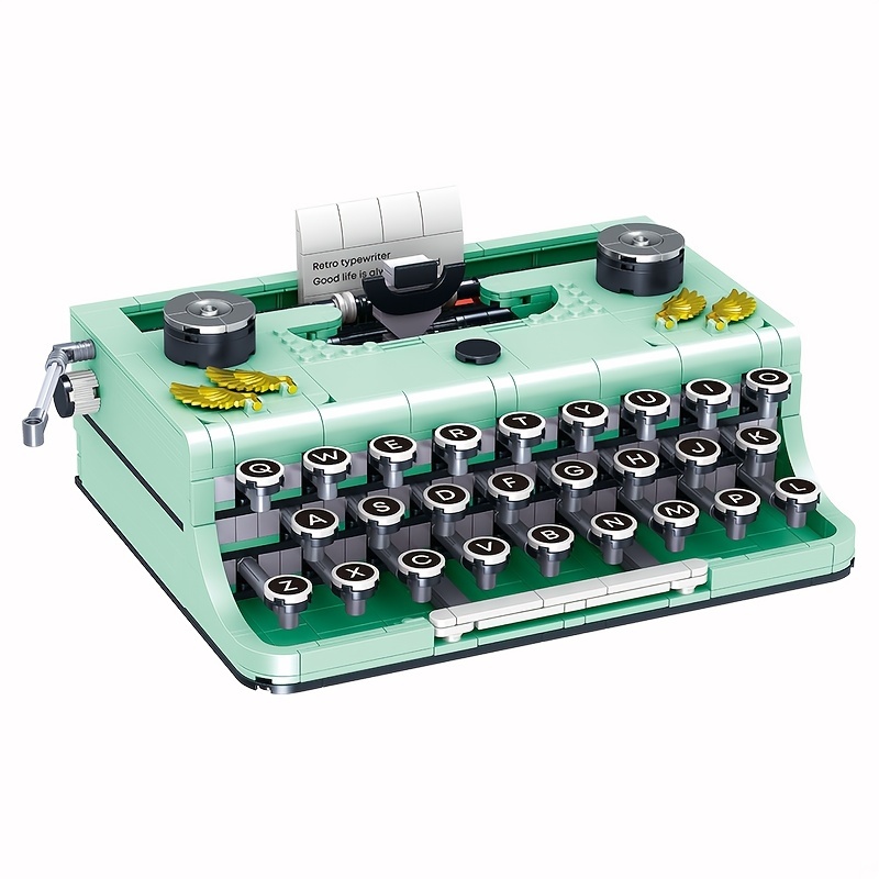 820PCS Typewriter Building Blo - Model Kit Vespa ulasan dan harga