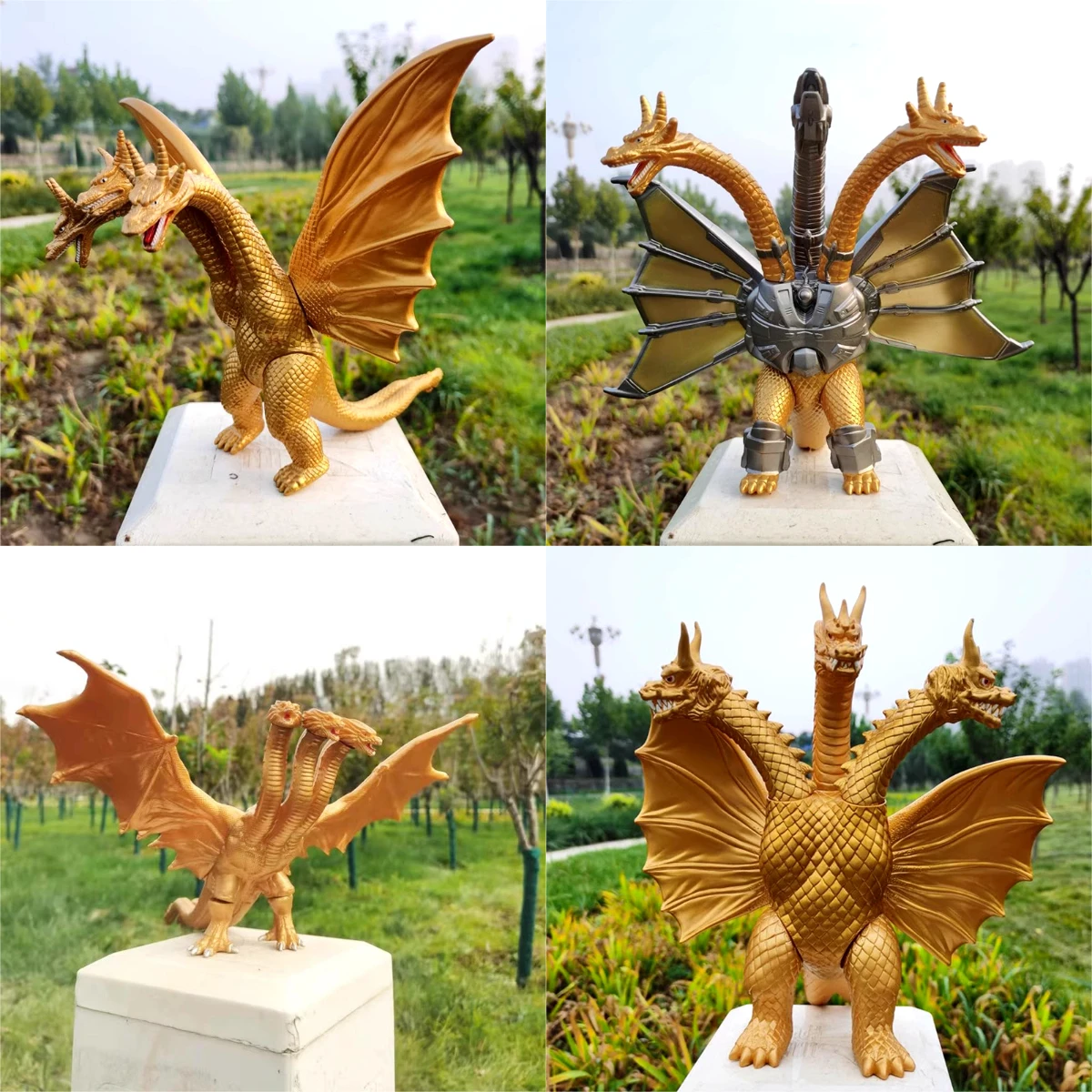 Large size three headed dragon - Model Kit Vs Action Figure ulasan dan harga