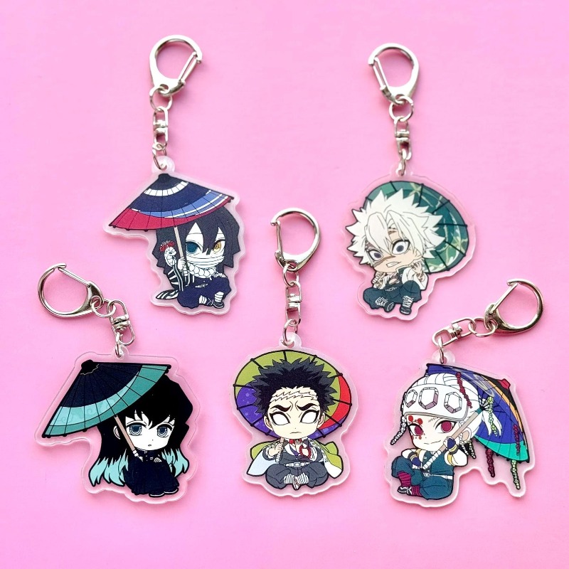 Keychain for Demon Slayer Giyu - Model Kit Nezuko ulasan dan harga