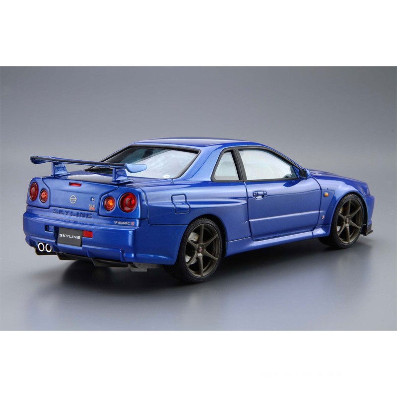 Static assembly car model Aosh - Model Kit Aoshima ulasan dan harga