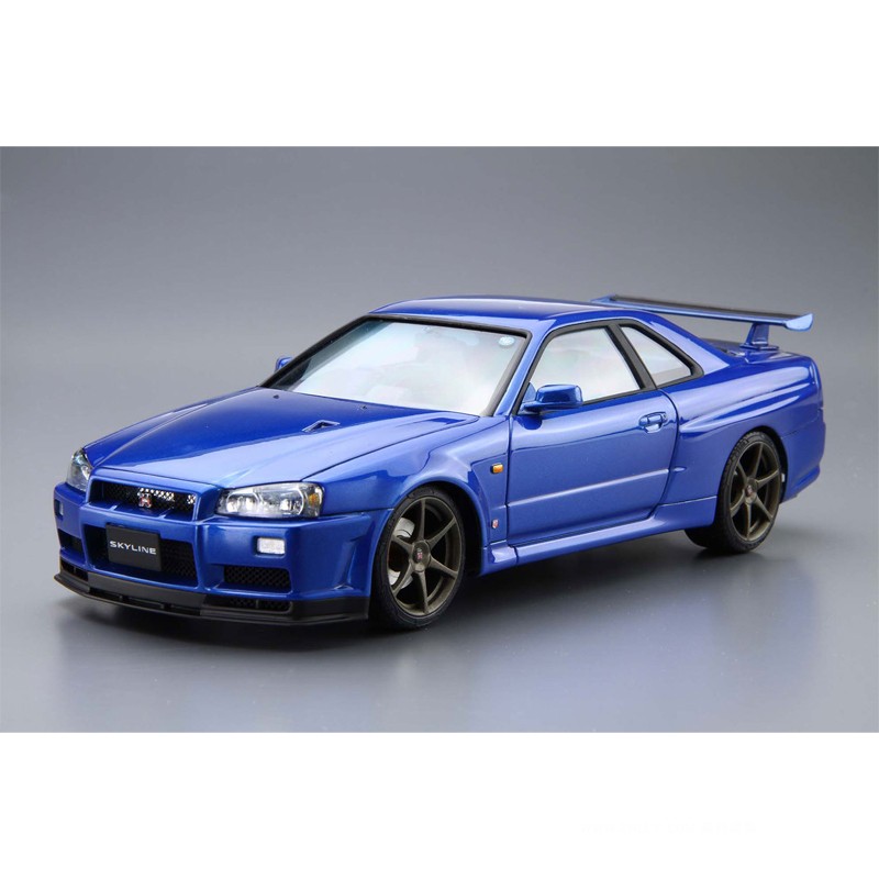 Static assembly car model Aosh - Model Kit Aoshima ulasan dan harga